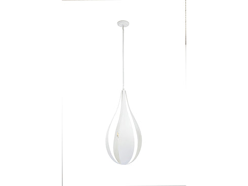 Bali 6-Light Pendant in White Cashmere